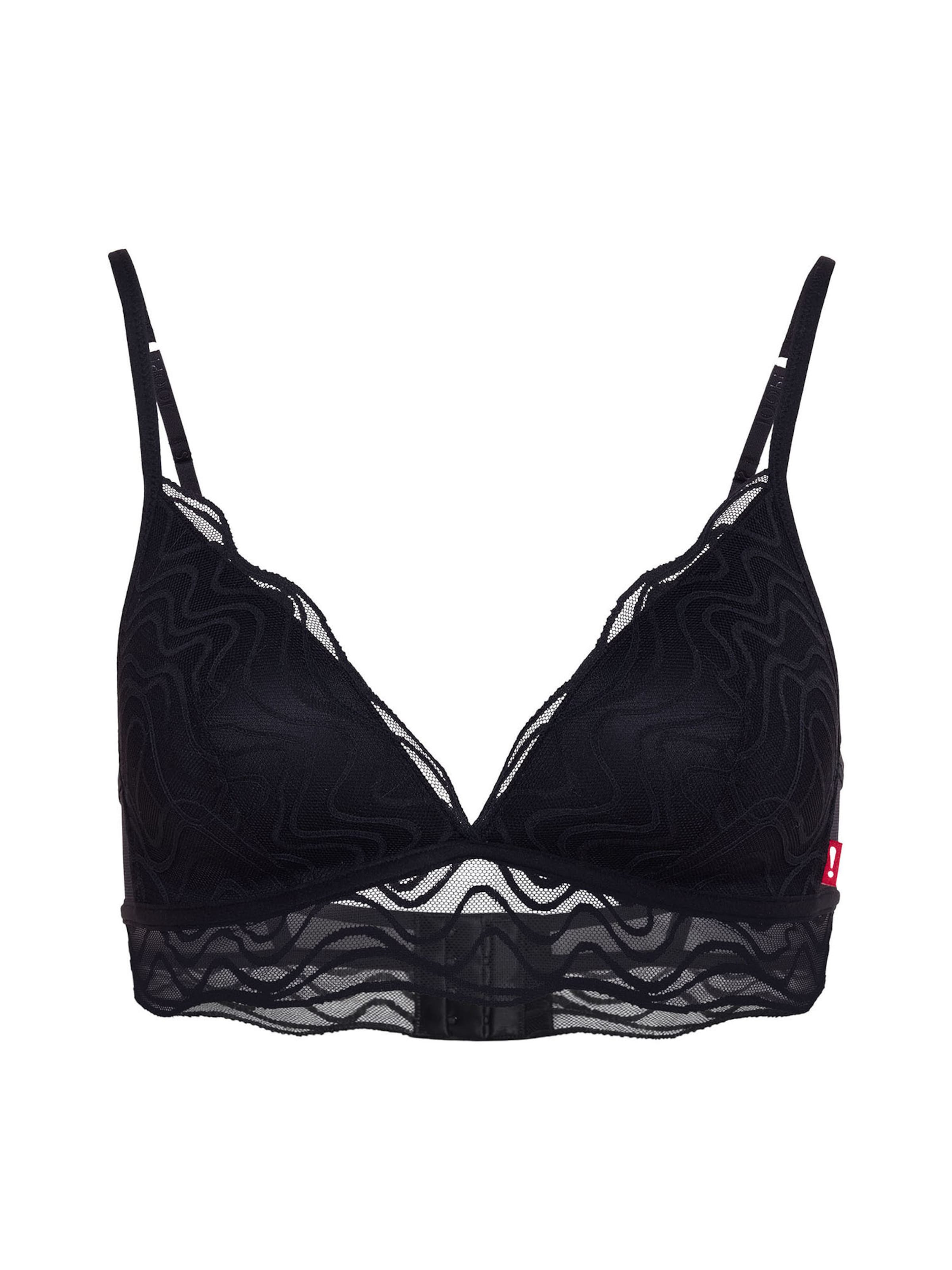 Bustier Soutien-gorge ' Wave Lace ' JOOP! Jeans en noir : devant