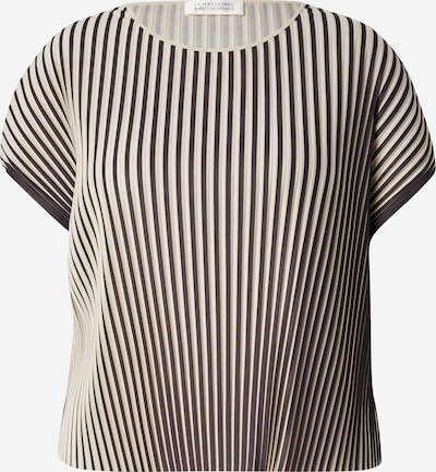 Marškinėliai 'Lucia' iš Guido Maria Kretschmer Curvy, spalva – nebalintos drobės spalva / juoda, Prekių apžvalga