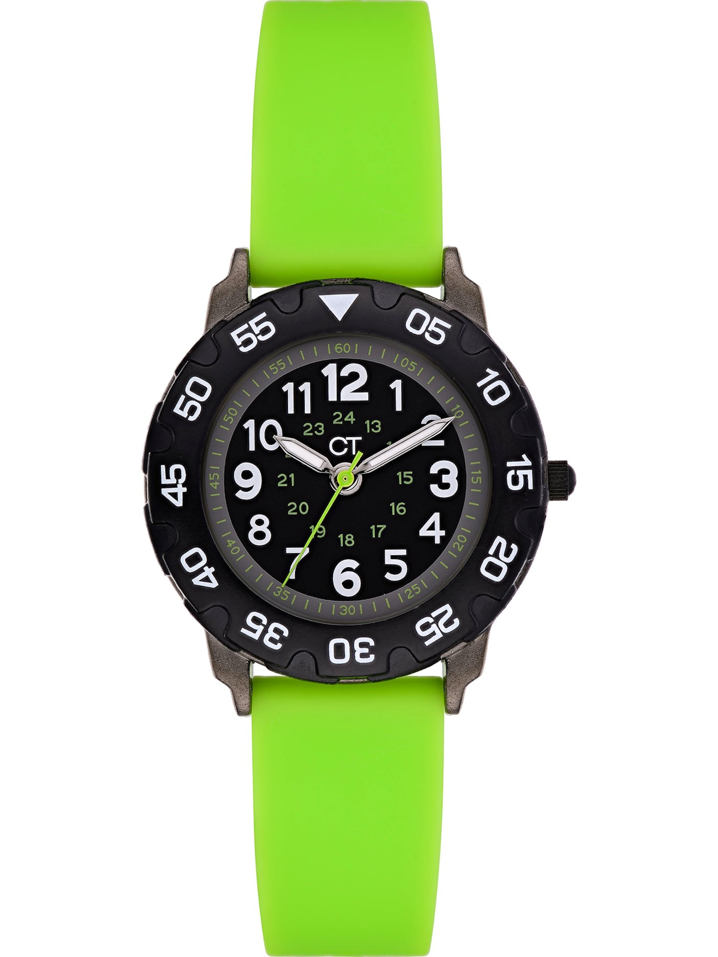 Cool Time Uhr in Grün: Vorderseite