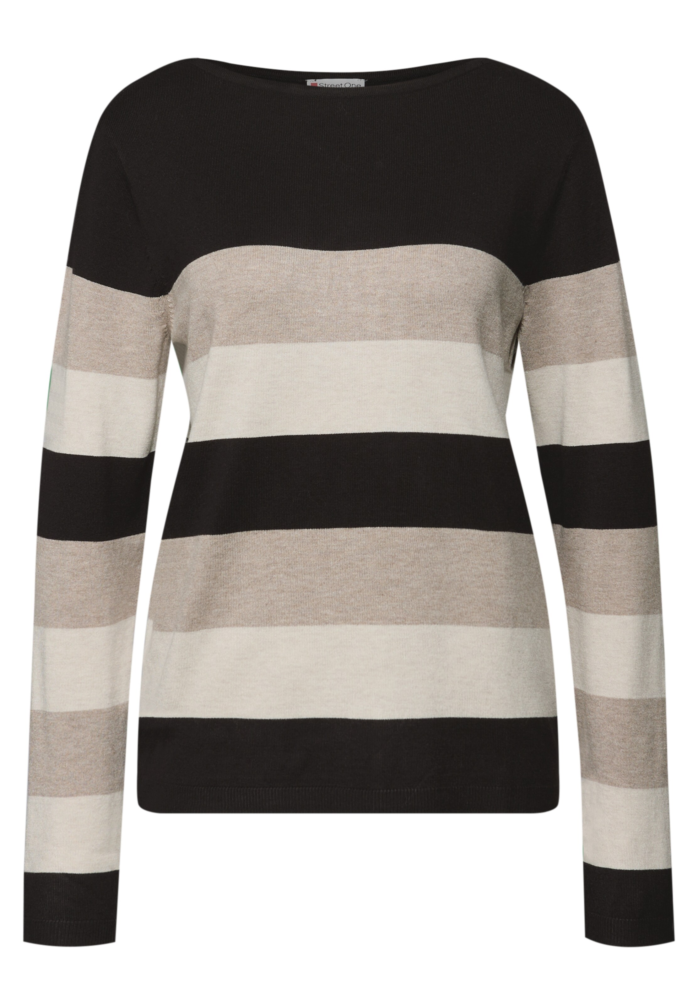 STREET ONE Sweater in Black: front