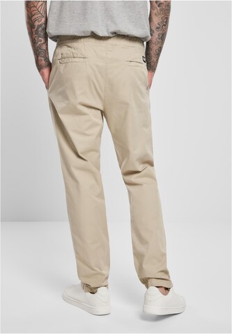 Urban Classics Tapered Chino Pants in Beige