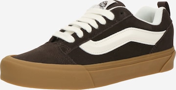 Baskets basses 'Knu Skool' VANS en marron : devant
