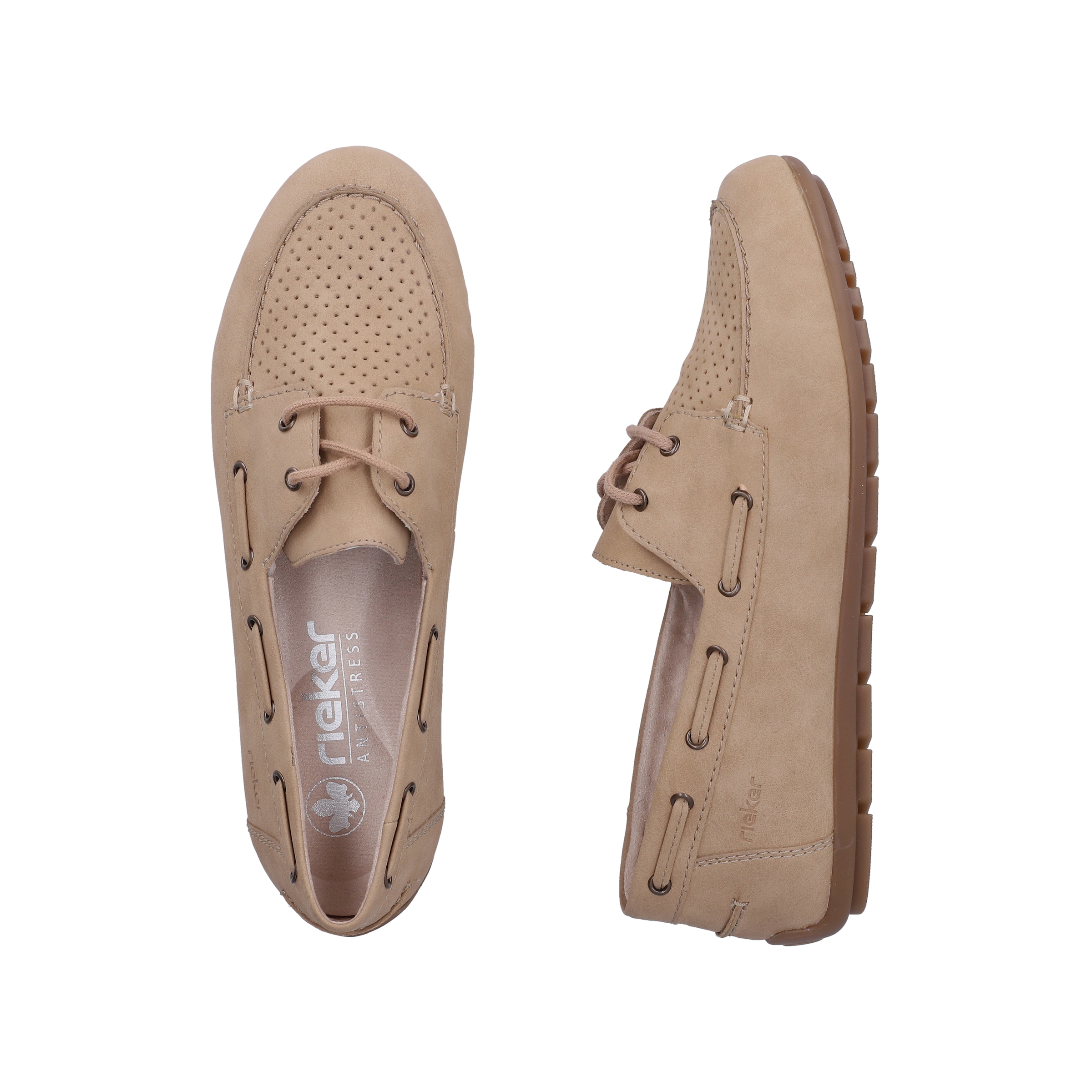 Mocassin Rieker en beige