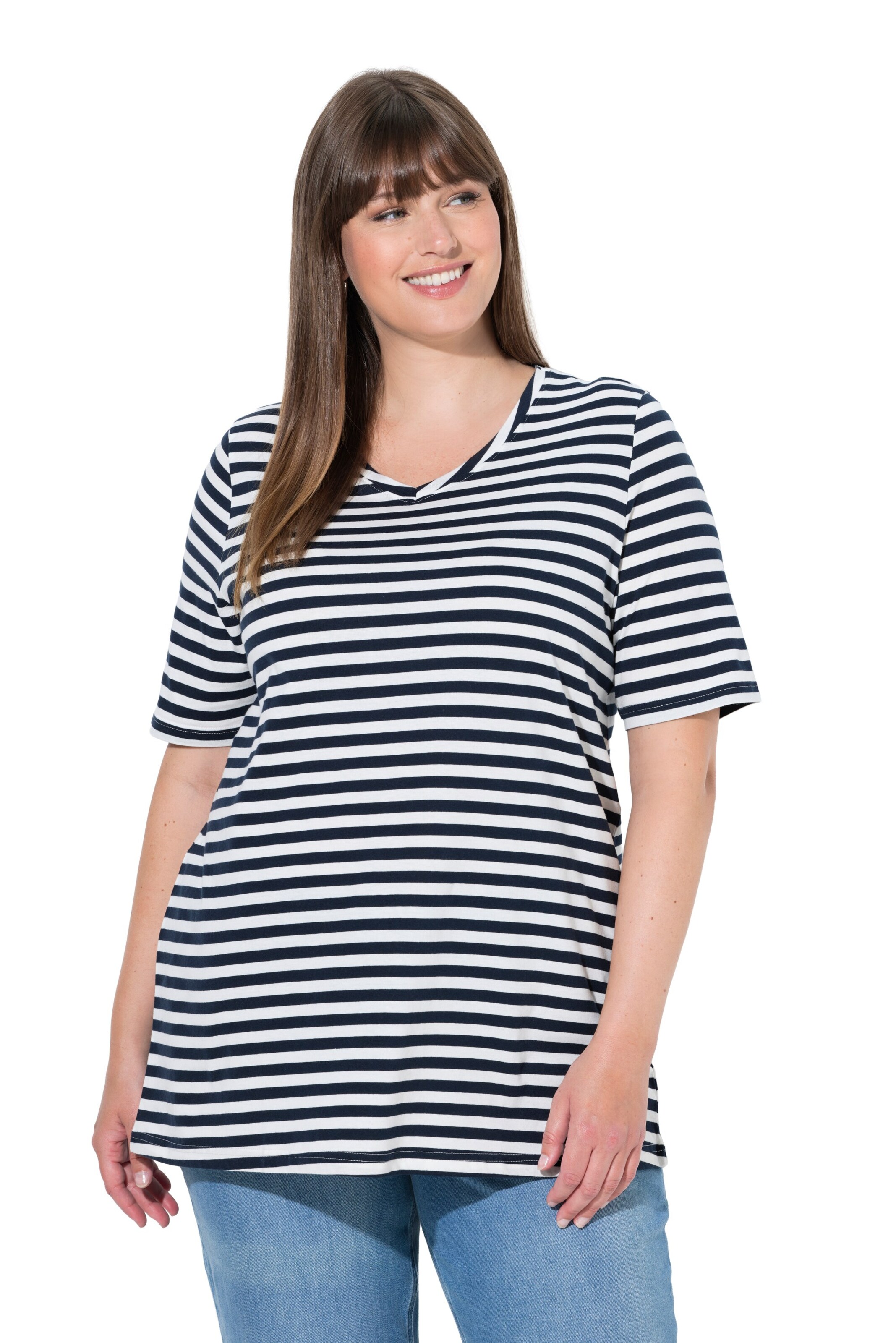 Ulla Popken Shirt in Blau: Vorderseite