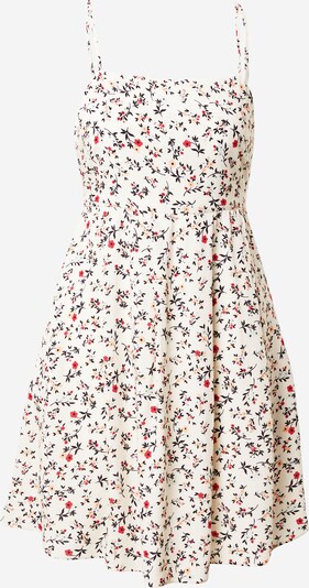 Aligne Robe d’été 'Daisy' en vert / orange clair / rouge / blanc naturel, Vue avec produit