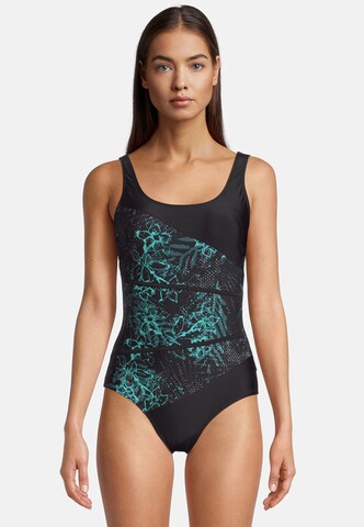 BECO the world of aquasports Bustier Badeanzug in Schwarz: Vorderseite