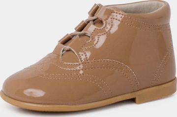 Scarpina primi passi di Pisamonas in beige: frontale