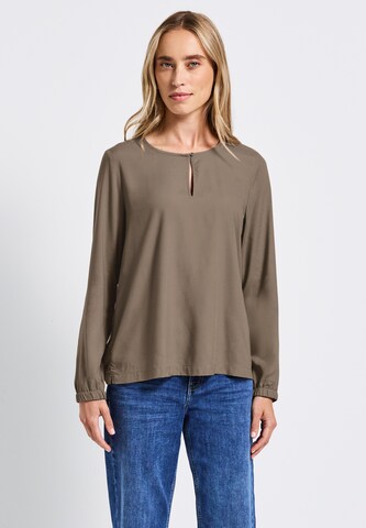 STREET ONE Blouse in Brown: front