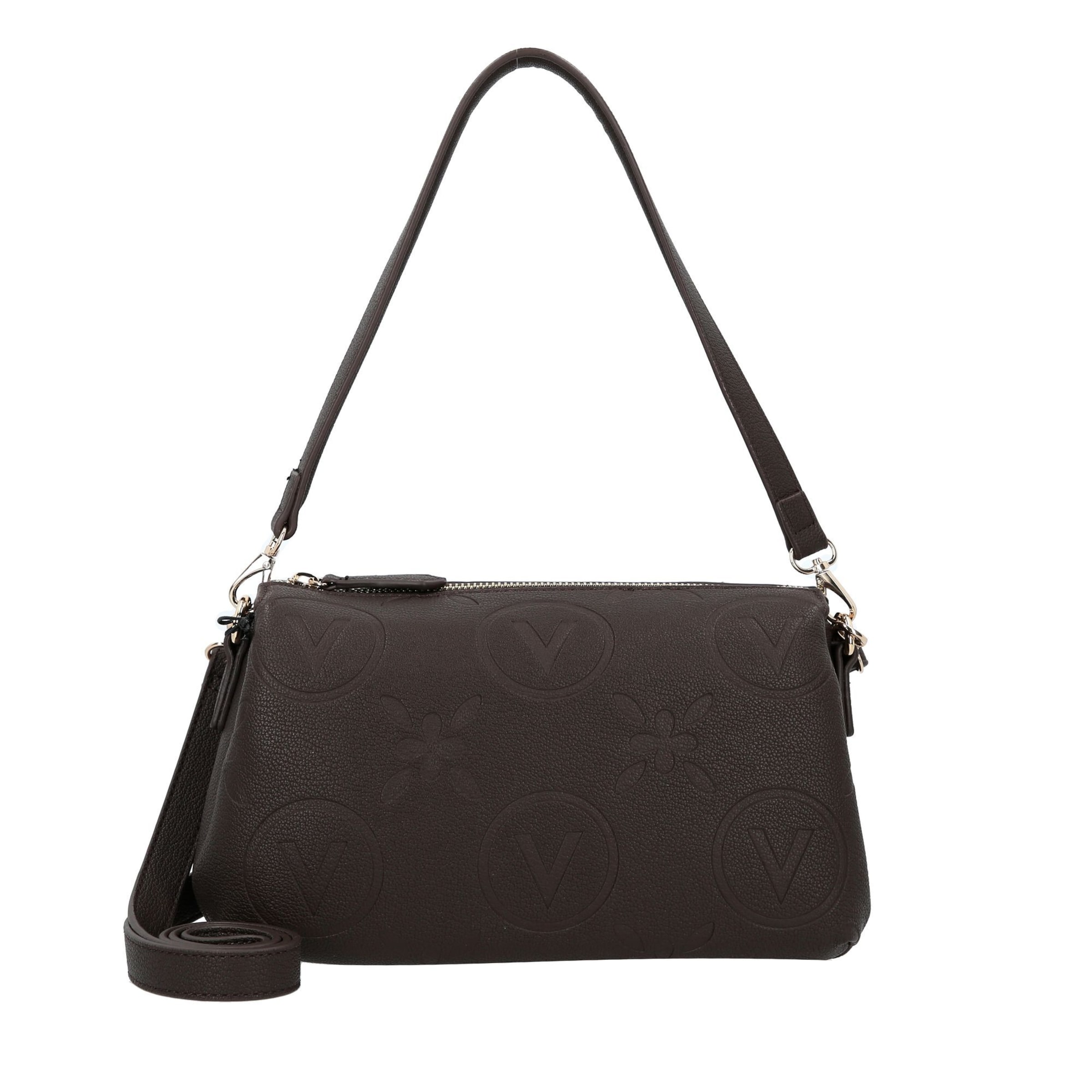 VALENTINO Schultertasche 'Samba' in Braun: Vorderseite