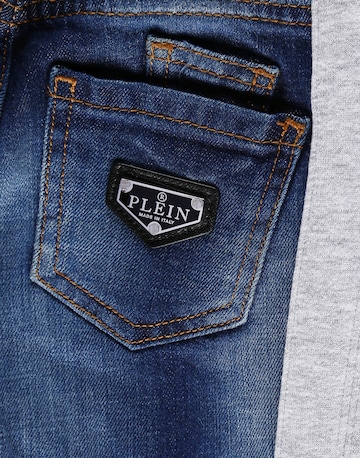 Philipp Plein - Tapered Calças de ganga 'Iconic Plein' em azul