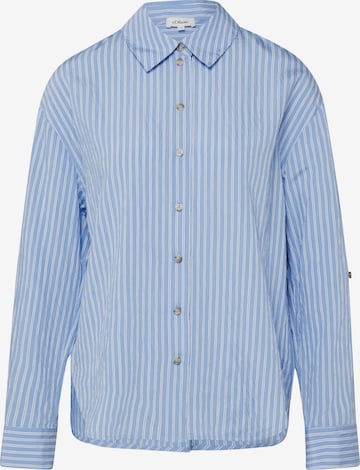 Chemisier s.Oliver en bleu : devant