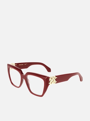 FERRAGAMO Zonnebril in Rood: voorkant