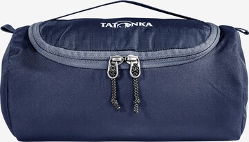 TATONKA Toiletry Bag 'Care Barrel' in Blue: front