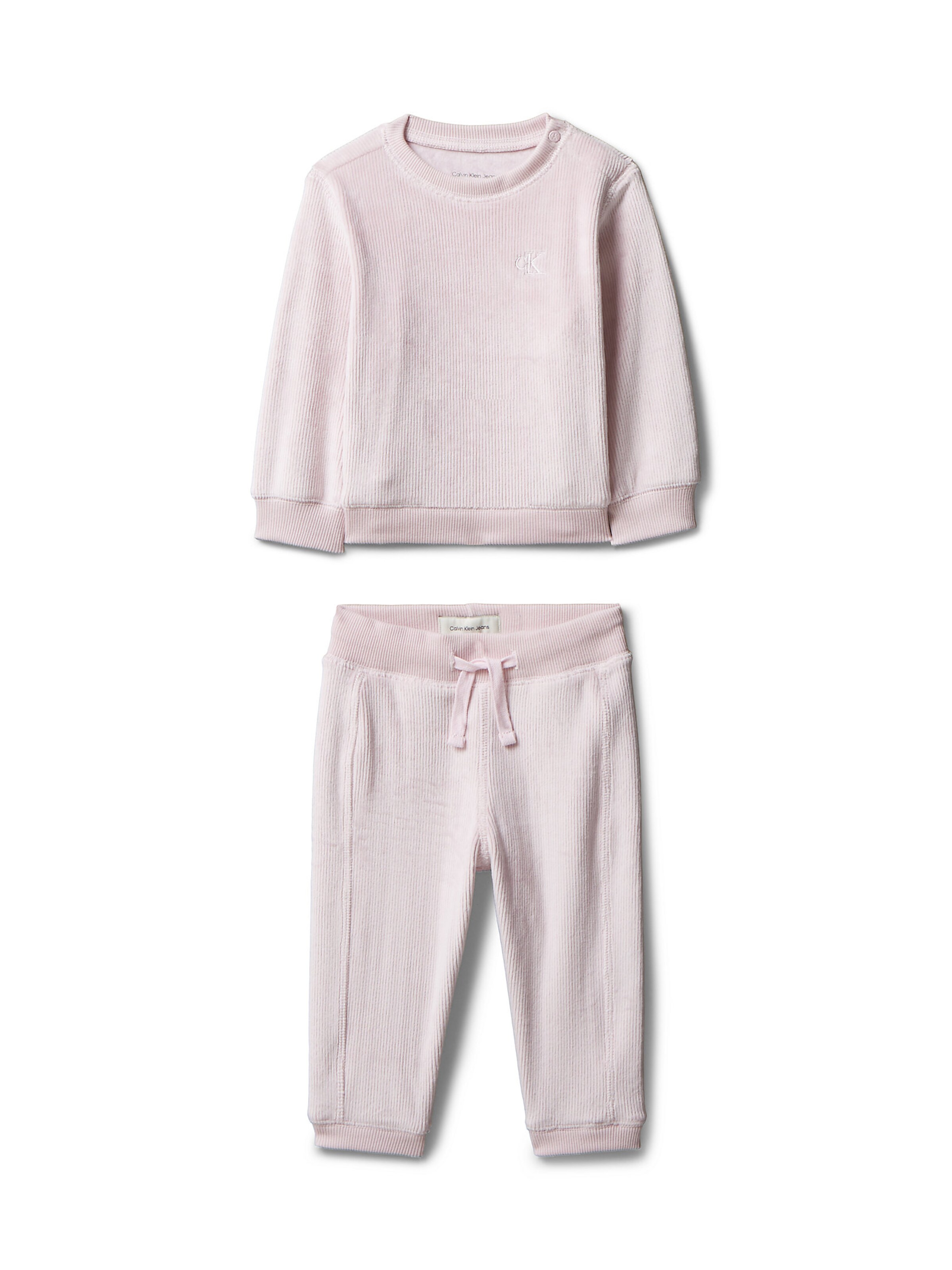 Survêtement Calvin Klein Jeans en rose : devant