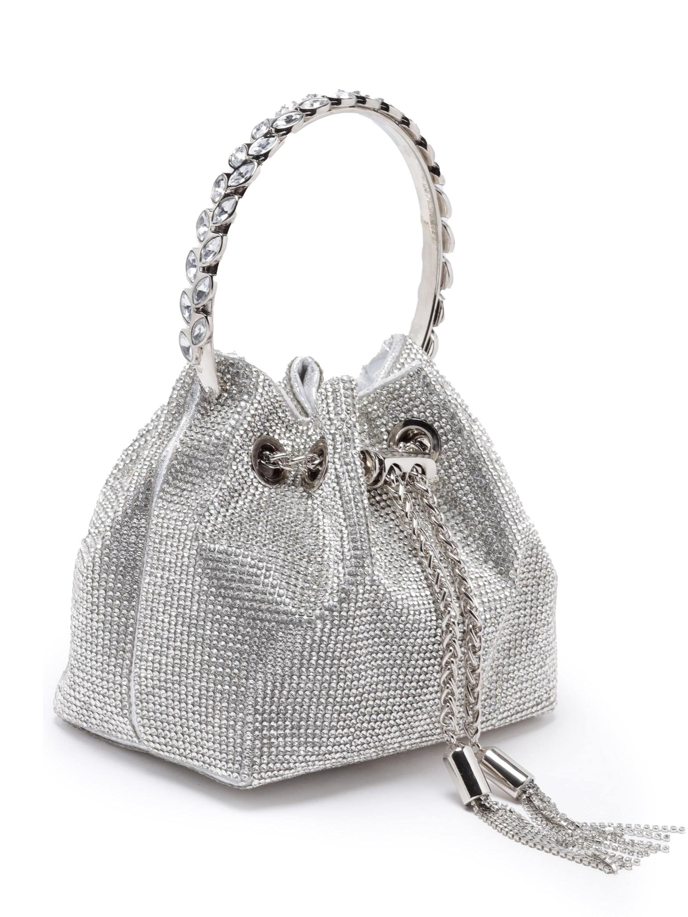 AVANT-GARDE PARIS - Bolso de mano 'Elvaris' en plata