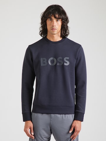 BOSS Mikina 'Salbo' - Modrá: predná strana
