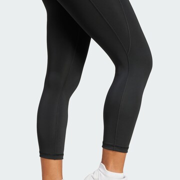 Skinny Pantalon de sport 'Optime Essentials' ADIDAS PERFORMANCE en noir