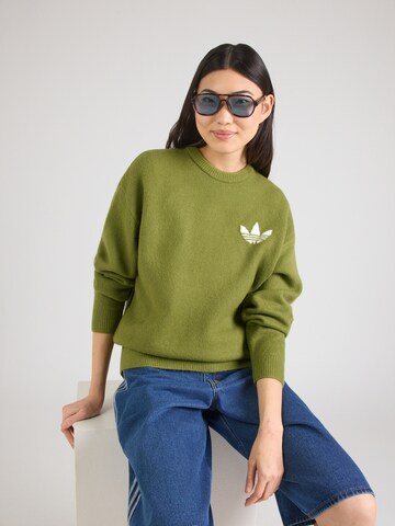 ADIDAS ORIGINALS Pulover 'Athletic Dept' | zelena barva: sprednja stran