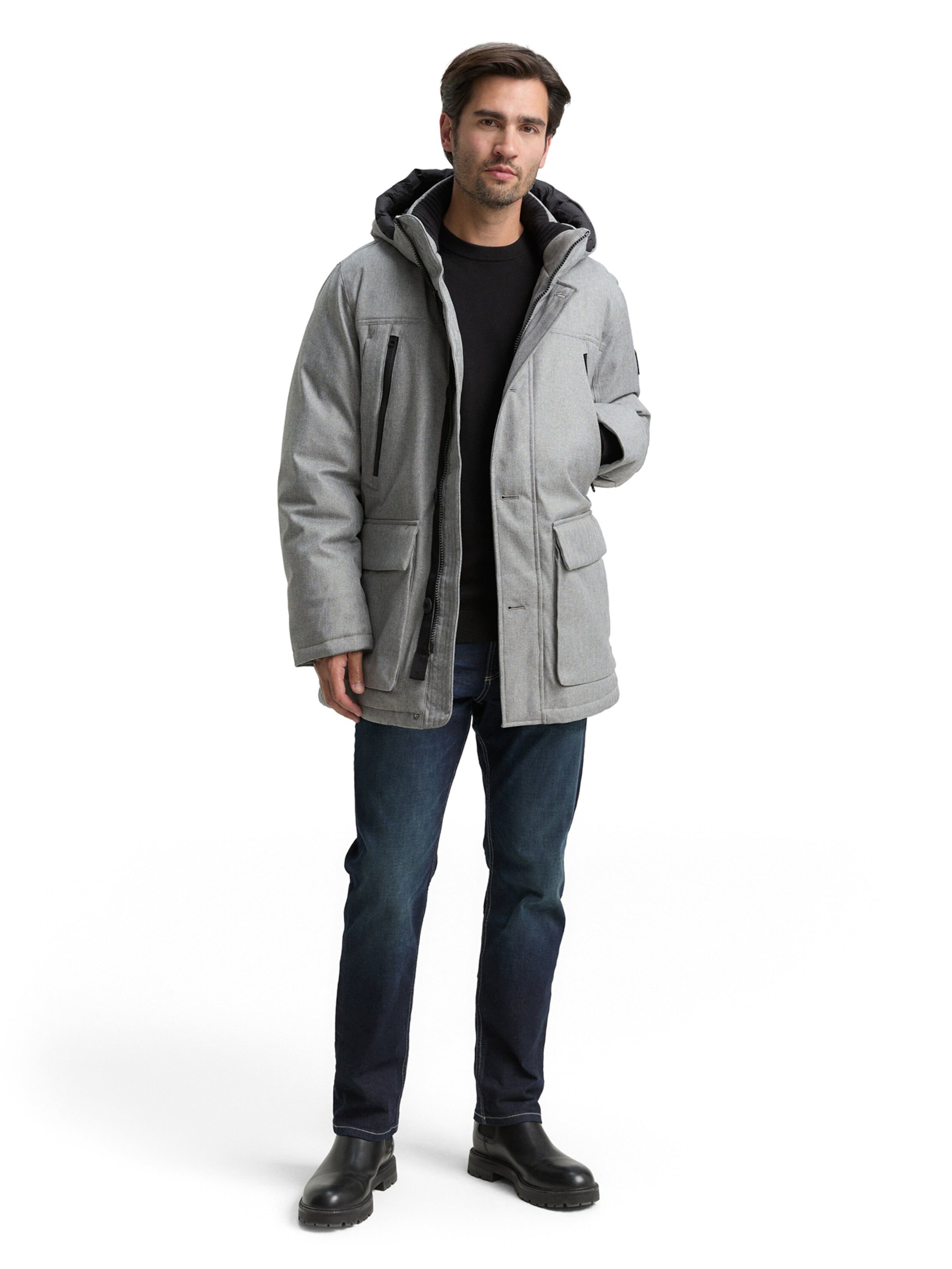 Parka d’hiver TOM TAILOR en gris