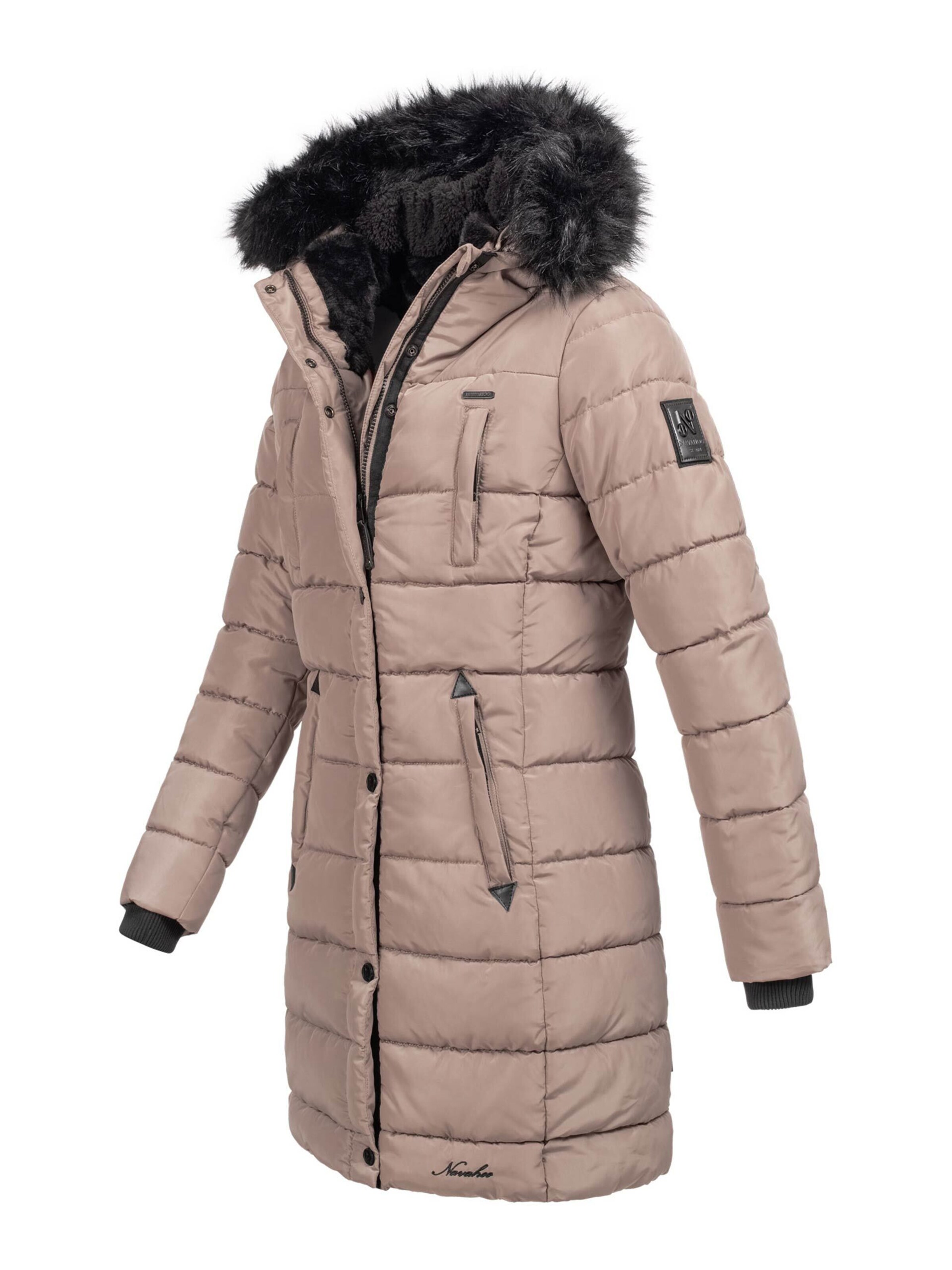 NAVAHOO Wintermantel in Grijs