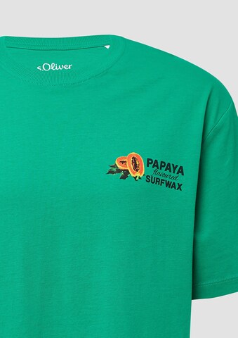 T-Shirt s.Oliver en vert