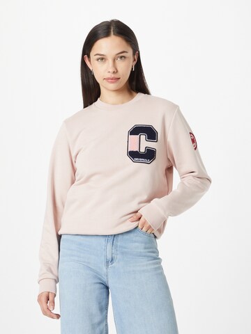 Colmar Sweatshirt in Roze: voorkant