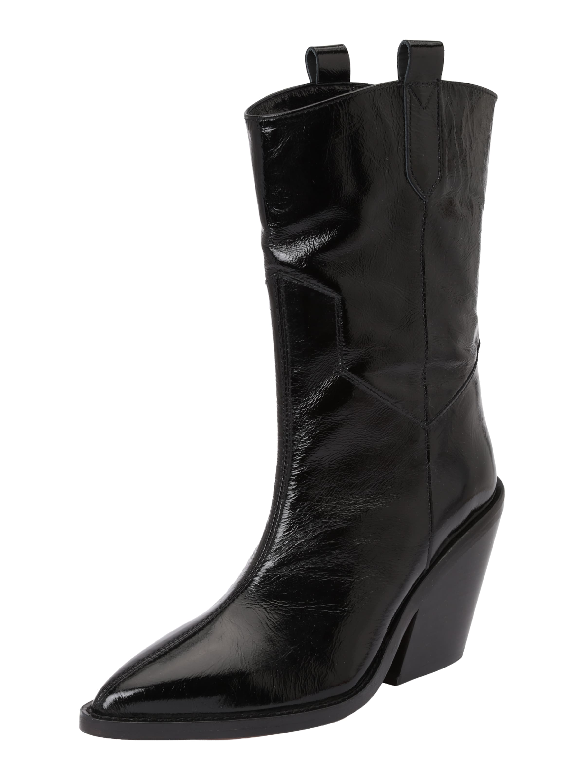 Bottes de cowboy 'MAZOLA' IRO en noir : devant