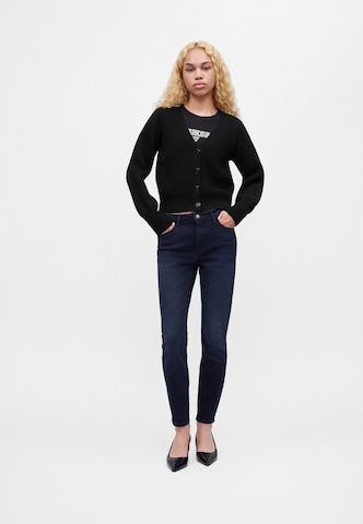 GUESS Strickjacke 'FAITH' in Schwarz