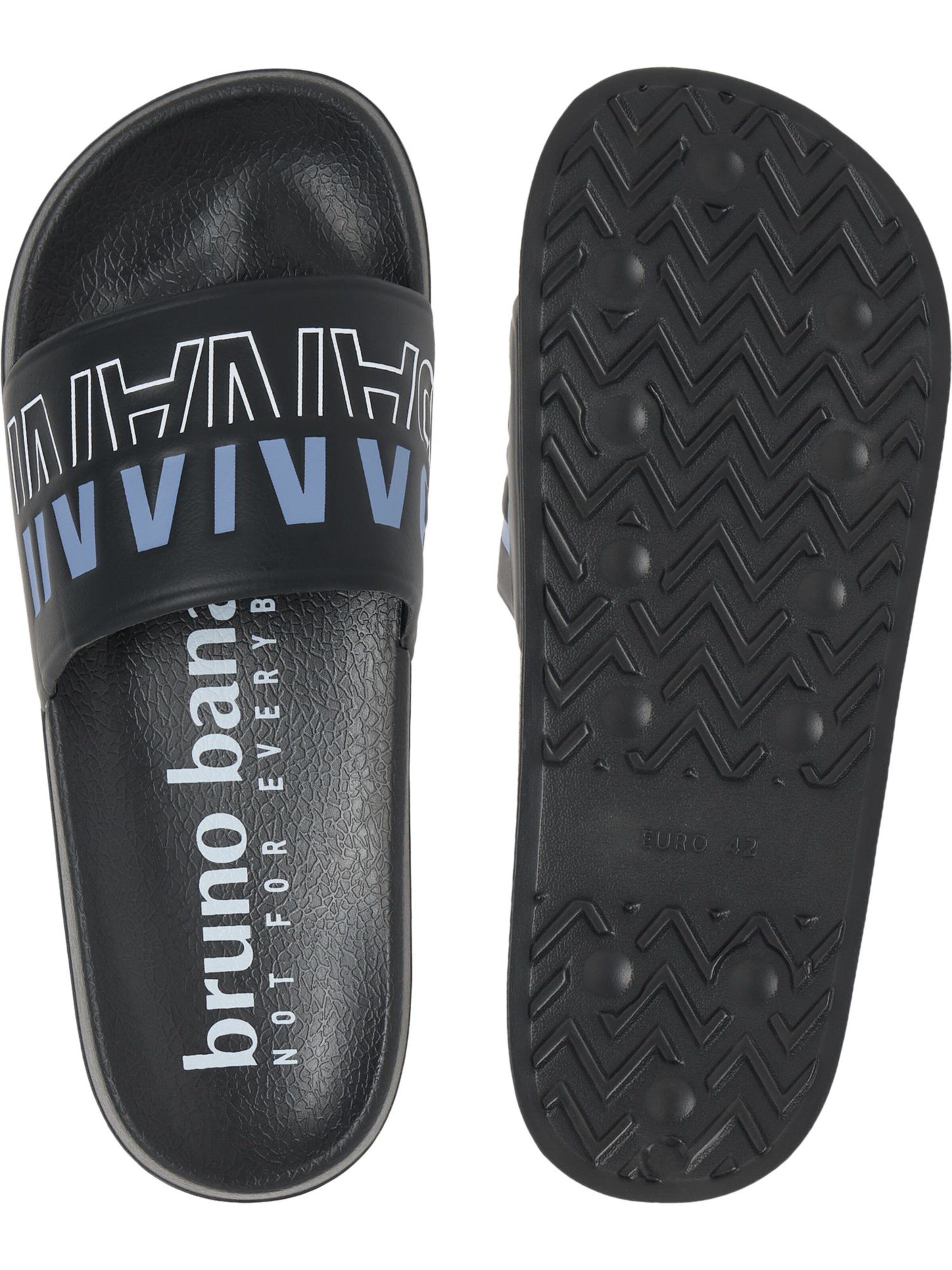 Bruno Banani Pantolette 'Contreras' in Schwarz