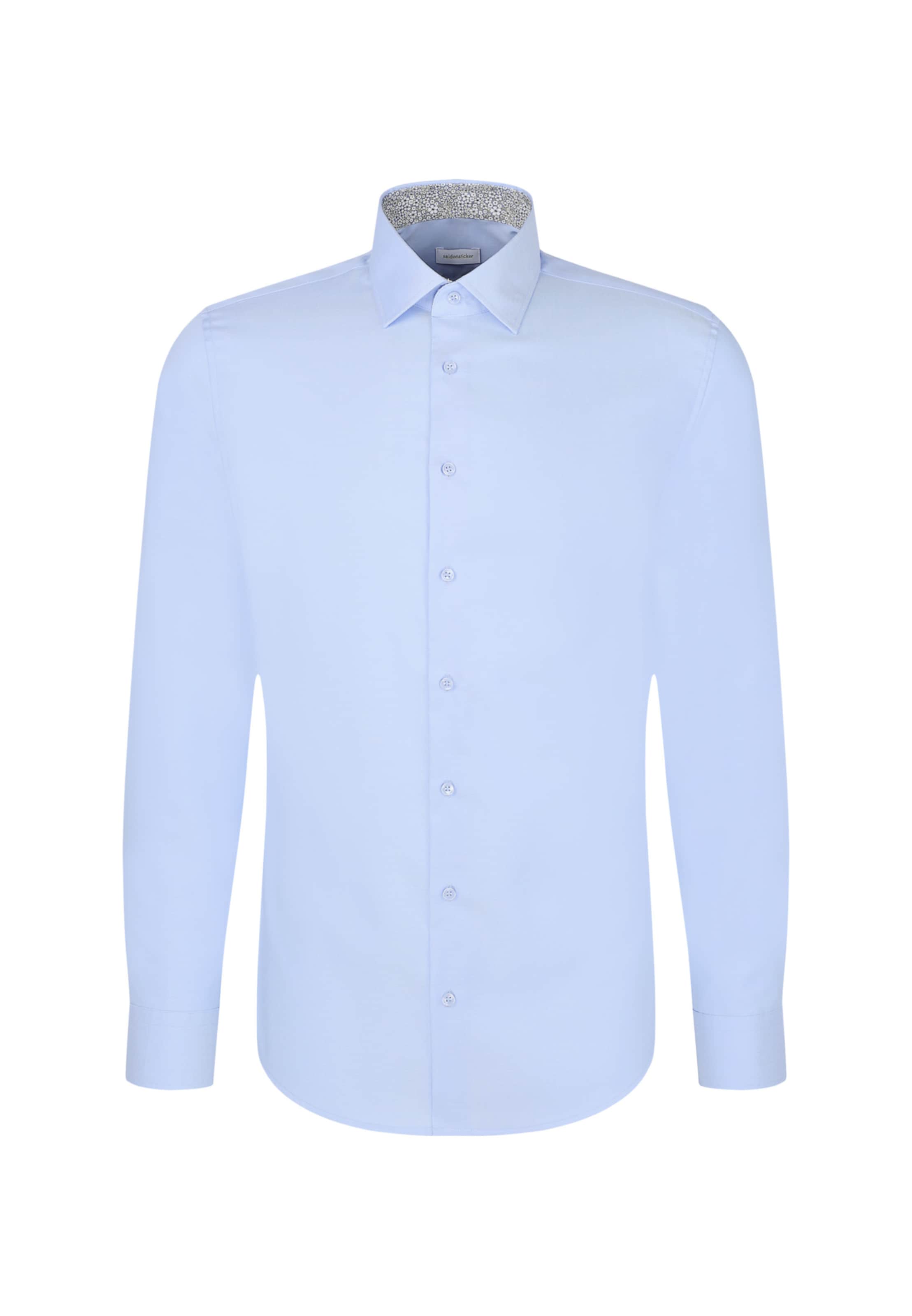 SEIDENSTICKER Hemd 'Smart Classic' in Blau: Vorderseite