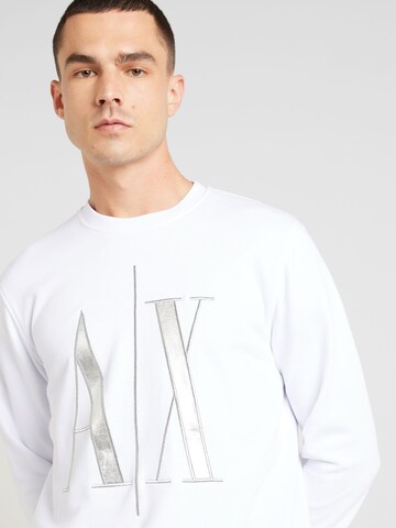 ARMANI EXCHANGE Bluzka sportowa w kolorze biały
