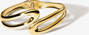 hiBALI Bracelet 'Curved Bangle' in Gold: front