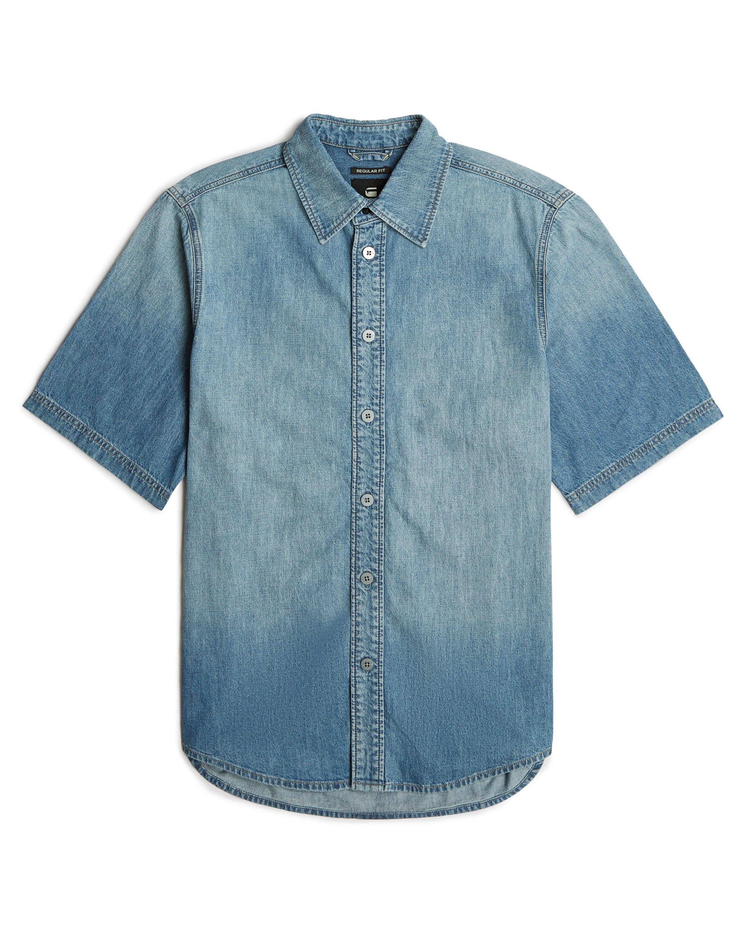 G-STAR Regular Fit Hemd in Blau: Vorderseite