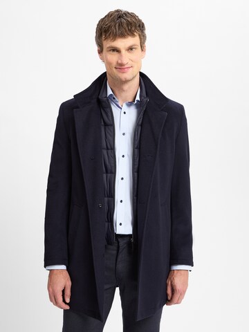Manteau mi-saison bugatti en bleu : devant