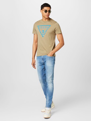 GUESS - Camisa em verde