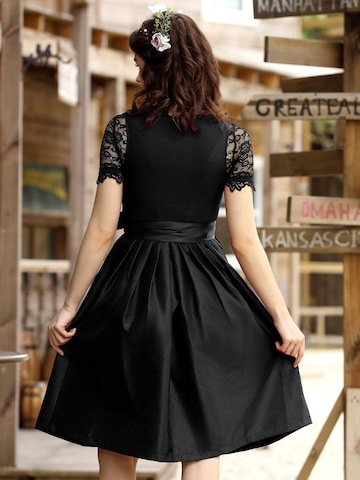 Yesfashion Dirndl w kolorze czarny
