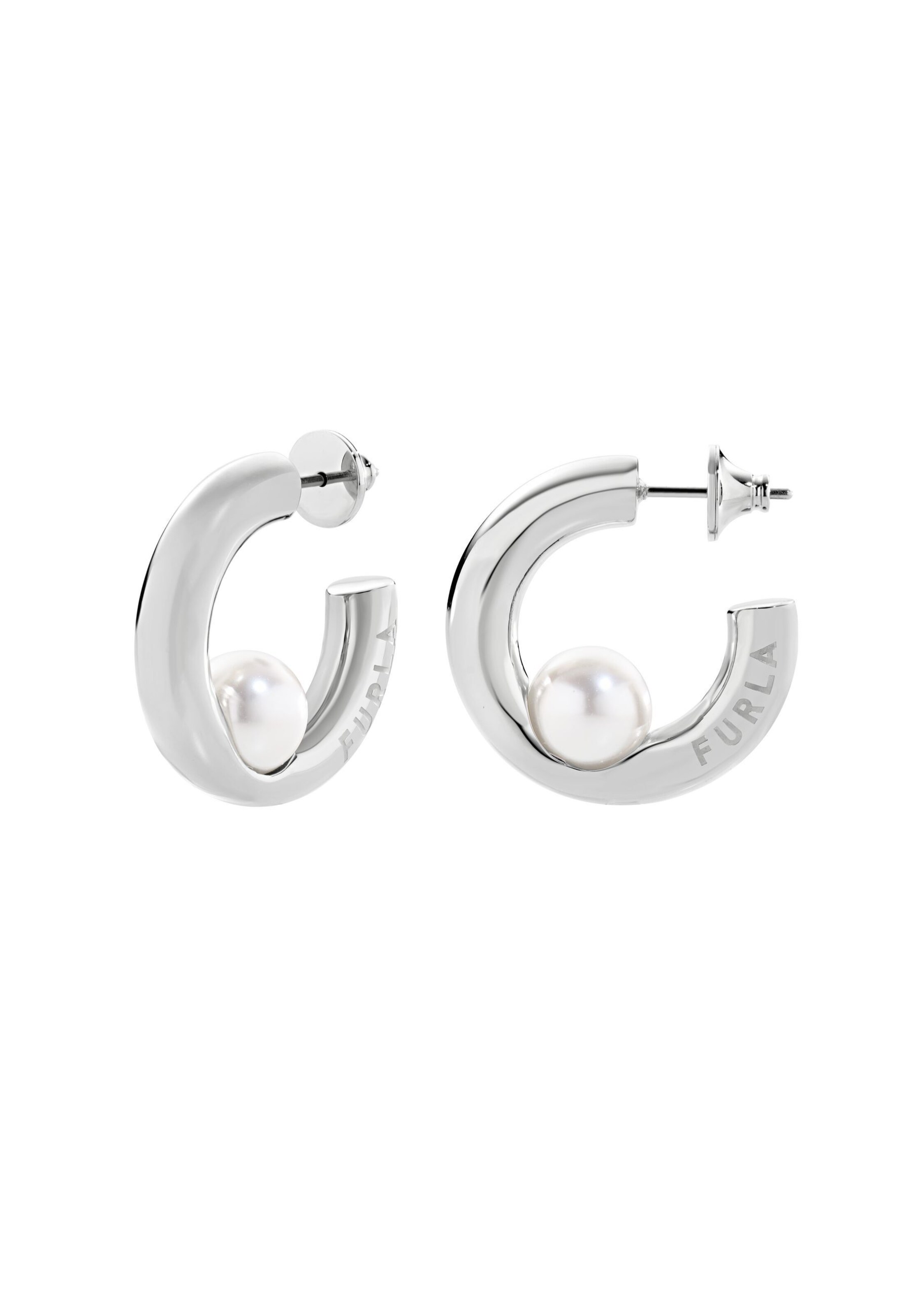 Furla Jewellery Ohrringe 'Piercing' in Silber: Vorderseite