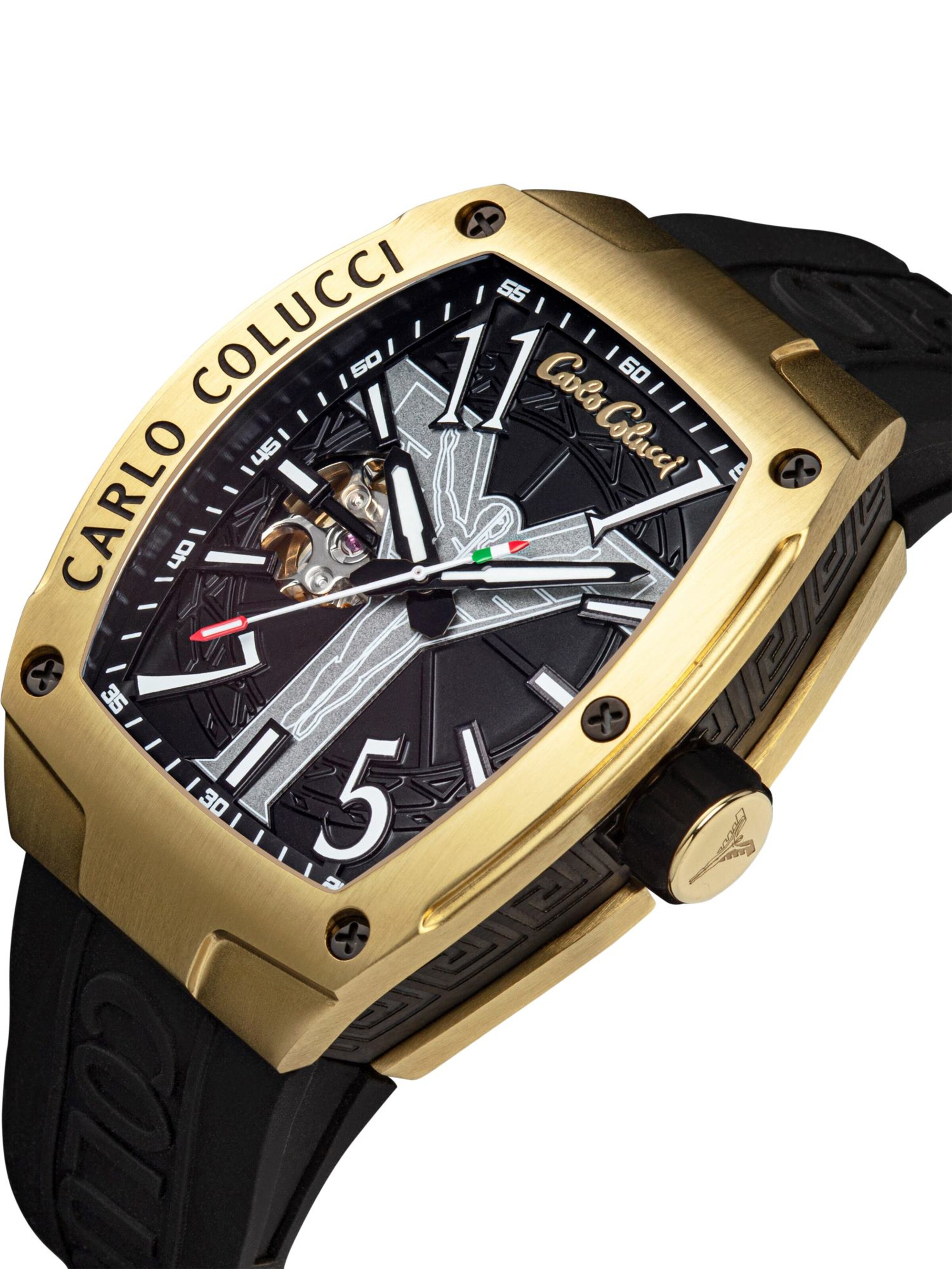 Carlo Colucci Analog watch ' Donia ' in Black