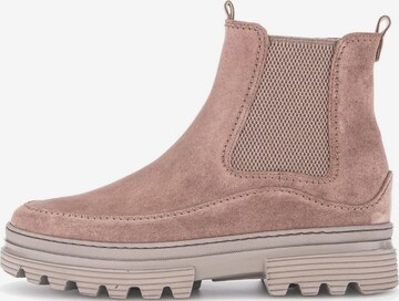 GABOR Chelsea boots in Beige