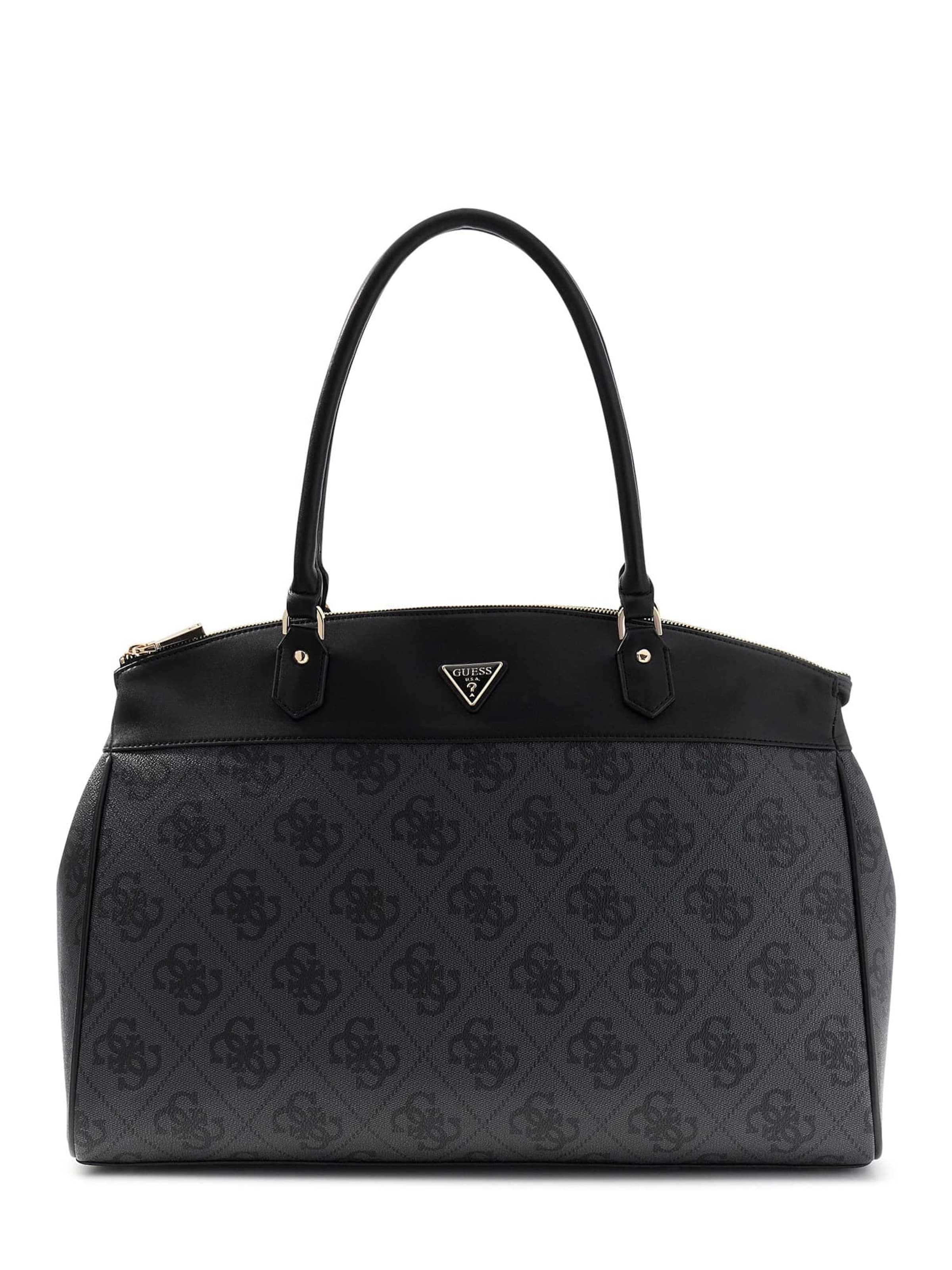 Sac bandoulière 'Berta' GUESS en noir : devant