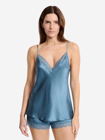 ETAM Pajama Shirt 'Caraco' in Blue: front