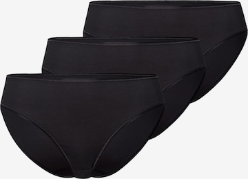 Hanro Panty 'Cotton Seamless' in Black: front
