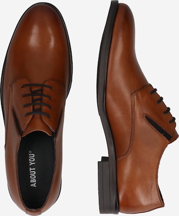 ABOUT YOU Lace-Up Shoes 'Alan' in Brown
