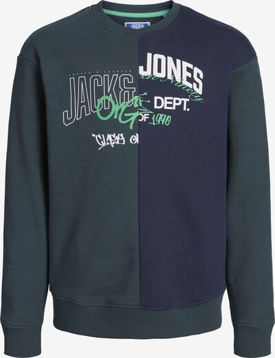 Jack & Jones Junior Sweatshirt in de kleur Blauw / Groen / Wit, Productweergave