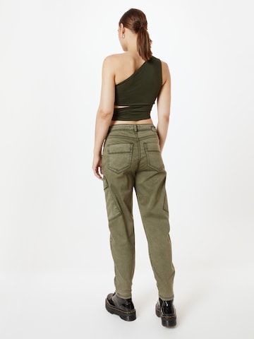 Gang Tapered Pleat-Front Pants 'Silvia' in Green