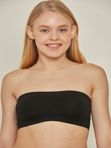 C&City Bandeau Podprsenka – černá: přední strana