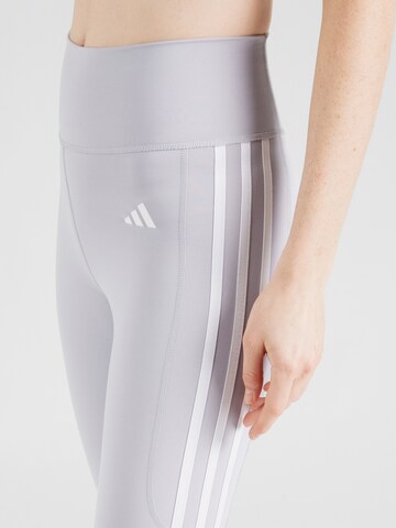 ADIDAS PERFORMANCE Skinny Sporthose in Grau