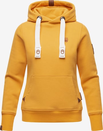 NAVAHOO - Sudadera 'Damlaa' en amarillo: frente