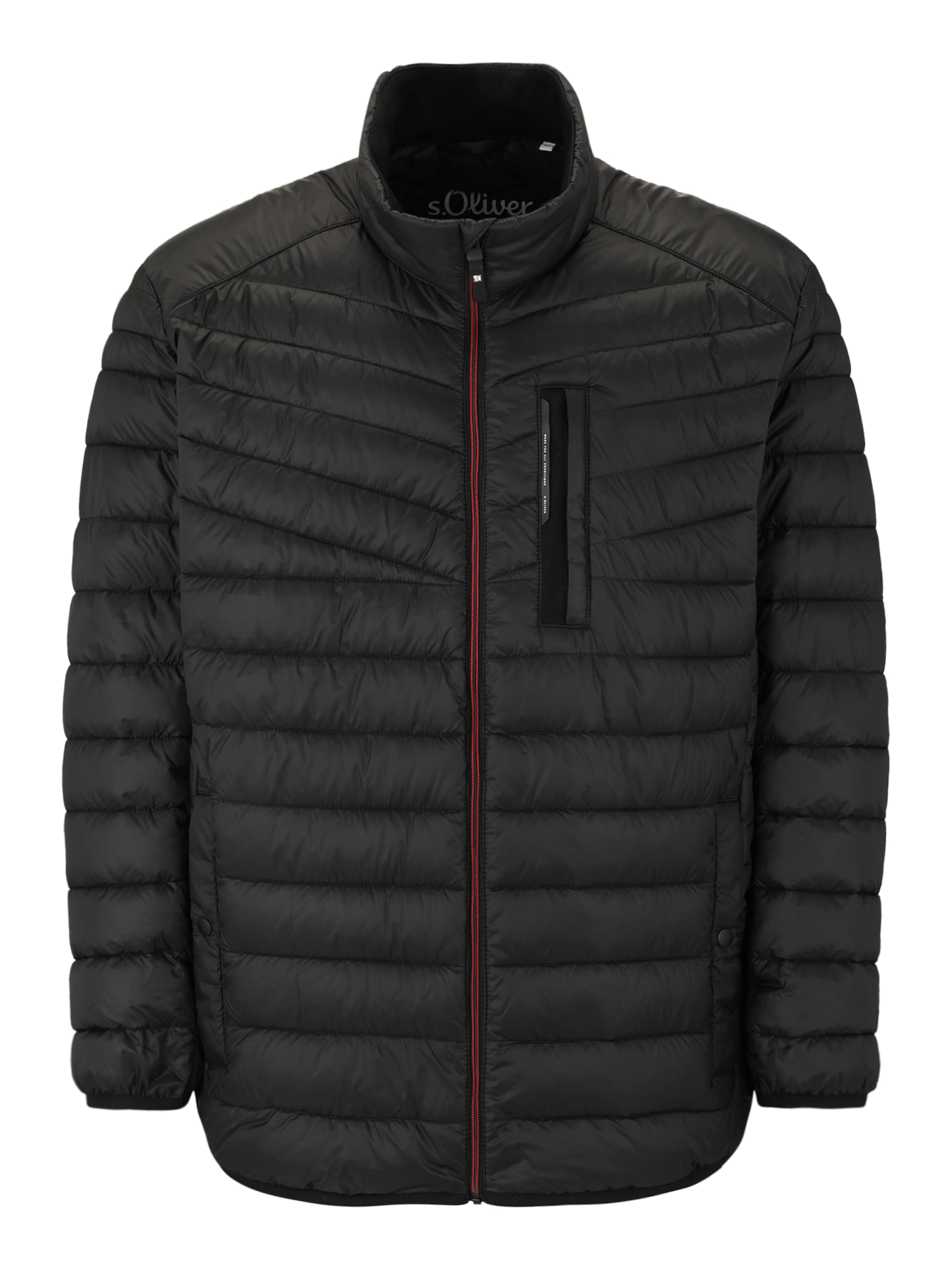 s.Oliver Jacke in Schwarz: Vorderseite