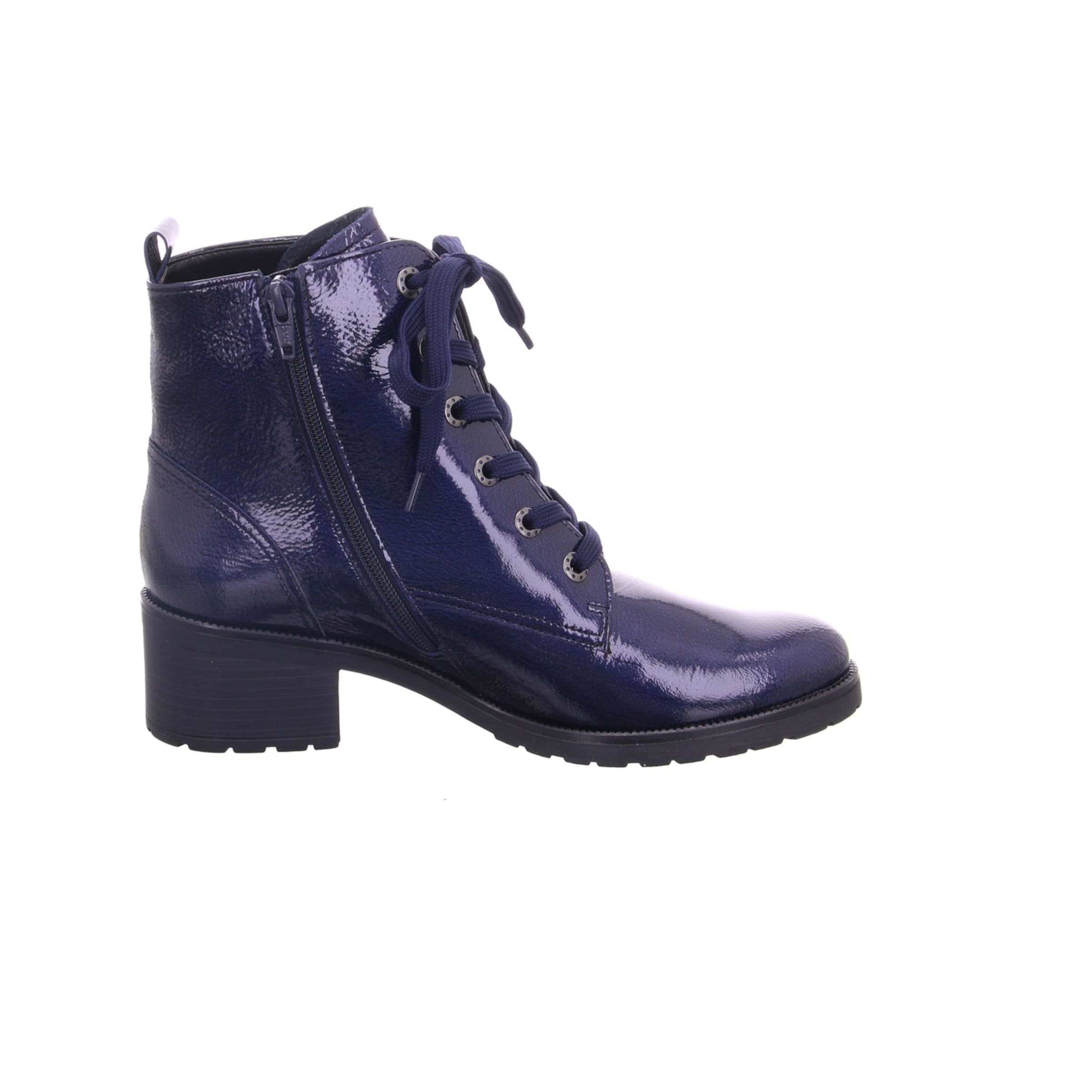 GABOR Lace-up bootie in Purple